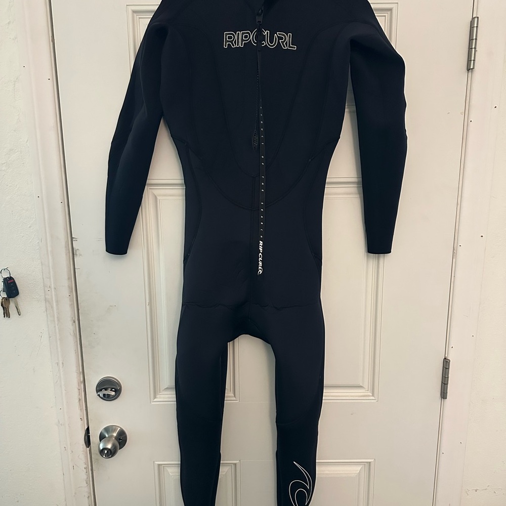 Rip Curl Black Wetsuit with White Accents